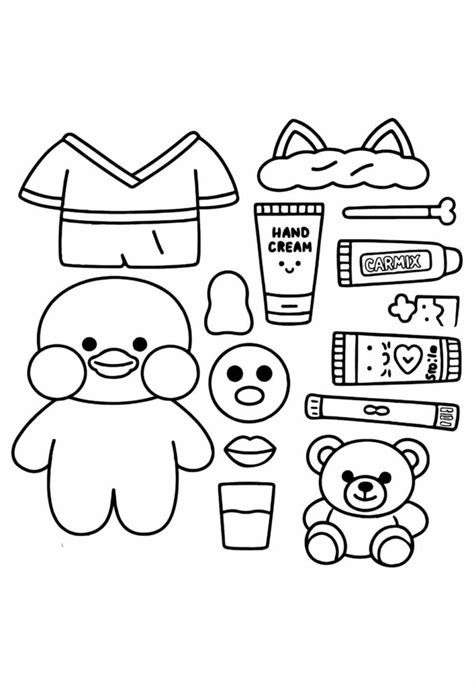 Desenhos de Paper Duck para imprimir e pintar - Como fazer em casa