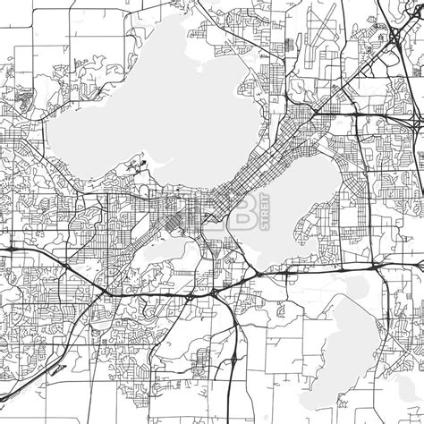 Madison Wisconsin Area Map Light Hebstreits Sketches Area Map