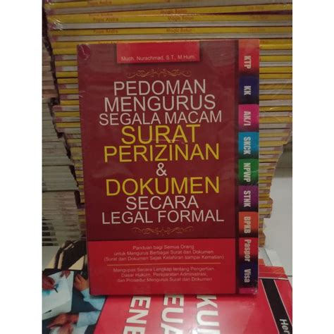 Jual Buku Pedoman Mengurus Segala Macam Surat Perizinan Dokumen