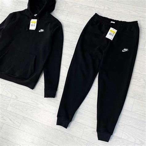 Комплект Nike Basic! Базовый комплект Найк Чёрный! Худи + Спортивки!: 1 ...