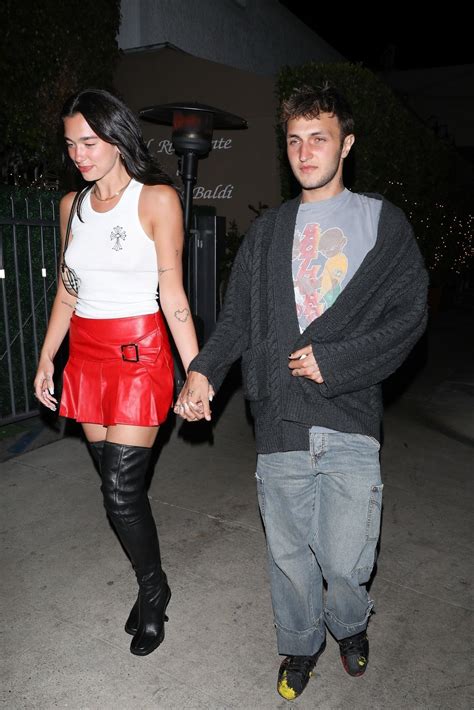 Dua Lipa Red Mini Skirt Hot Celebs Home