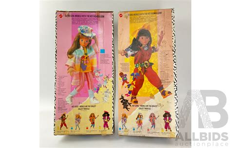 Two Vintage Mattel Hot Looks Dolls Lot 1555712 ALLBIDS