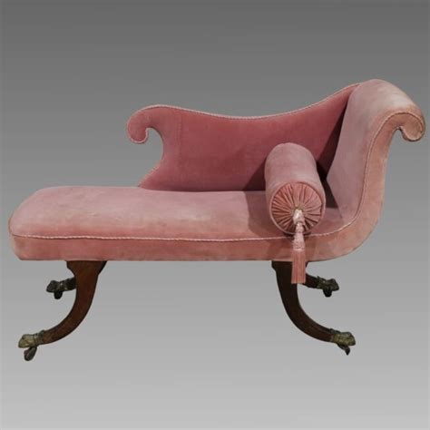 Regency Mahogany Chaise Longue Adam Calvert Bentley