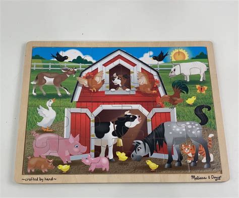 Melissa And Doug 24 Piece Wooden Jigsaw Puzzle