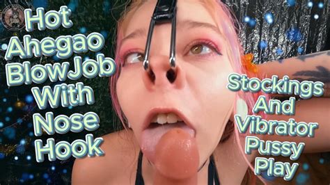 Stockings Nose Hook Pussy Play And BlowJob Sweet Sansarella Clips4sale