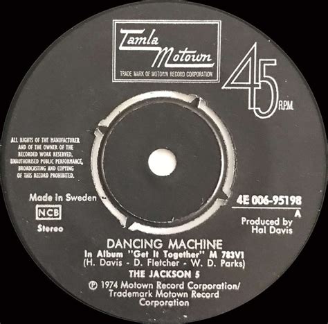 The Jackson 5 Dancing Machine 1974 Vinyl Discogs