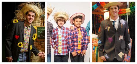 Looks Juninos Masculino - Como montar looks pra festa junina (ou julina) de forma improvisada ...
