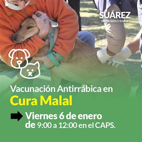 Campaña de vacunación antirrábica en Cura Malal