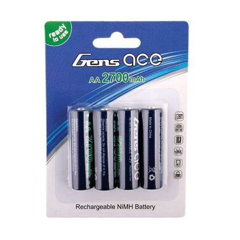 Accus R6 AA NiMh 2700mAh (4) PEOPLE ACE - GE2-2700AAA
