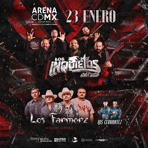 Los Inquietos del Norte en Arena CDMX 2026 • Eventos en CDMX