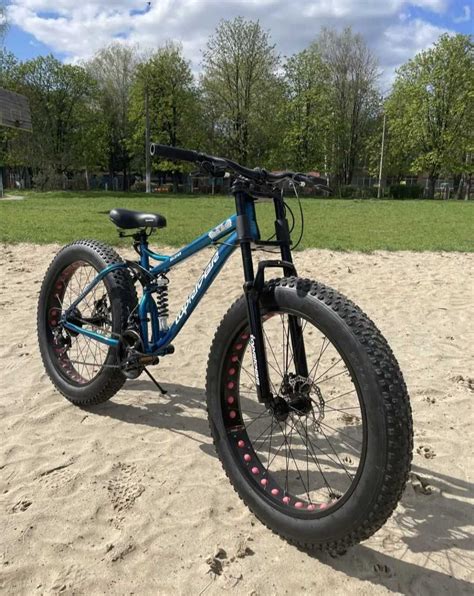 Велосипед фетбайк двухподвесной Top Rider Fat Bike 26", фэтбайк: 8 290 ...