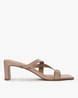 Buy Nude Heeled Sandals For Women By Outryt By AZORTE Online Ajio