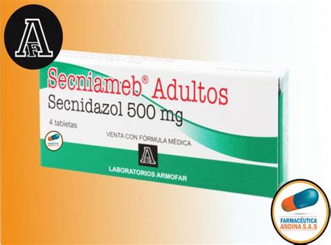 Secniameb Adultos Secnidazol Mg Caja X Tabletas Armofar