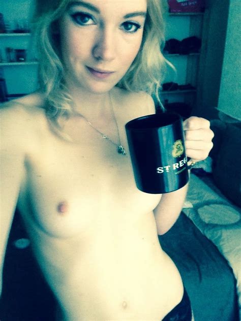 Amateur Blonde Loves To Drink Coffee Naked Hot Nude Pictures