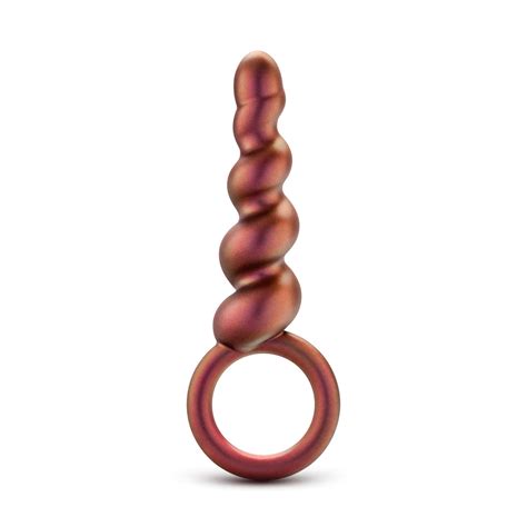 Blush Anal Adventures Matrix Spiral Loop Copper In Anal Plug