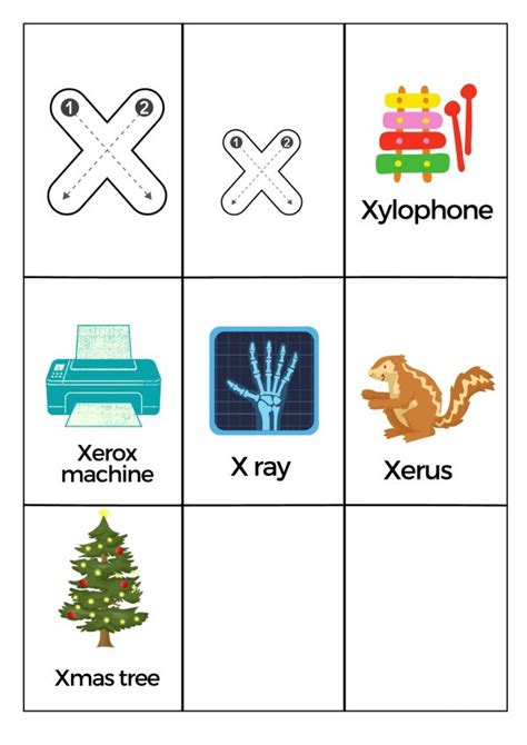 X Words Phonics Poster Free And Printable Ideal For Phonics Practice