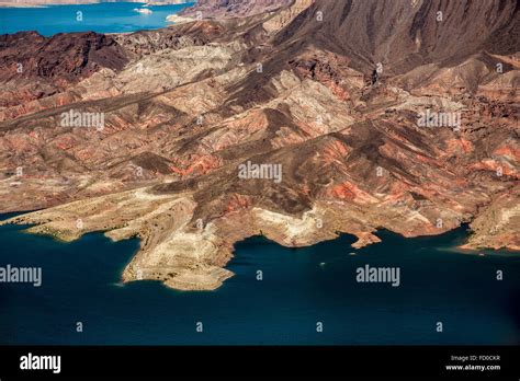 Aerial View Of Lake Mead Stock Photo Alamy