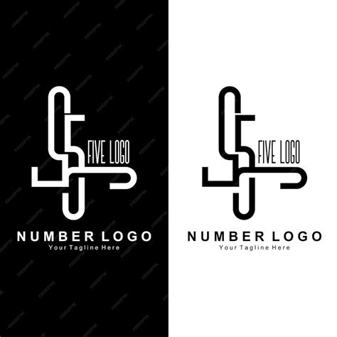 Premium Vector Number 5 Five Logo Design Premium Simple Icon Vector
