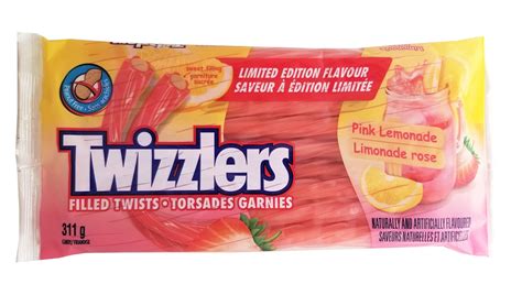 Twizzlers Pink Lemonade Flavored Filled Twists, 311g/11 oz