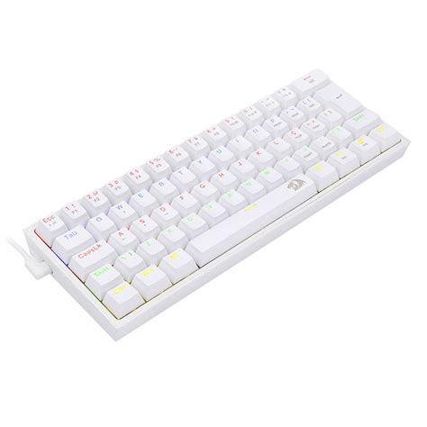 Teclado Mecânico Gamer Redragon Fizz, RAINBOW, Switch Brown, ABNT2 ...
