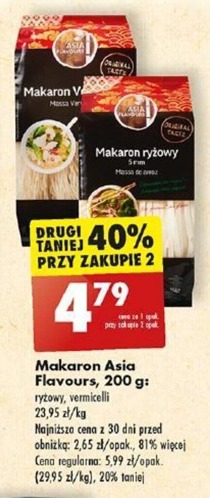 Promocja Makaron Asia Flavours G W Biedronka