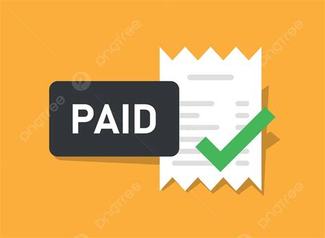 Payment Success Icon With Check Mark On Isolated Background Vector