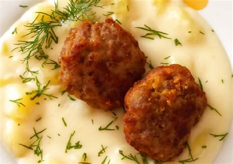 Kapros Krumpli Főzelék Húsfasírttal Magyarné Nyírő Kati Receptje