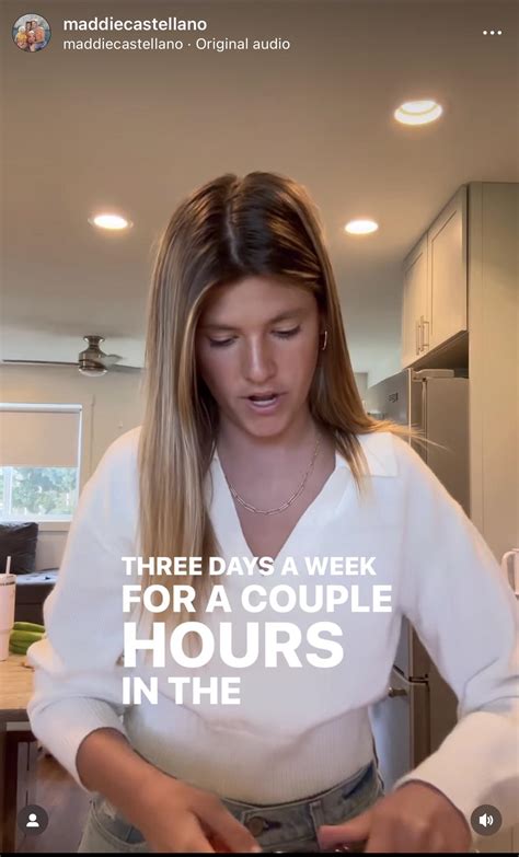 They work three days a week for a couple of hours in the morning, and