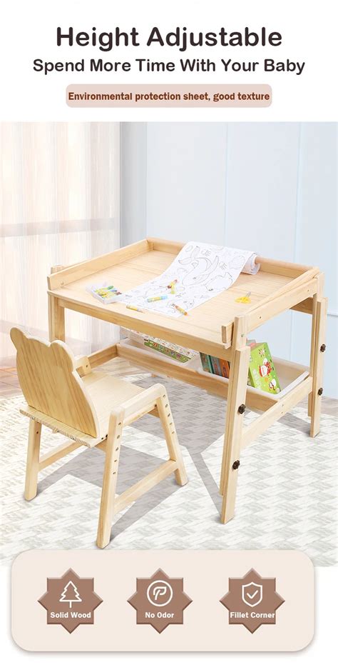 Montessori Toddler Wooden Play Table Sensory Table With Bins
