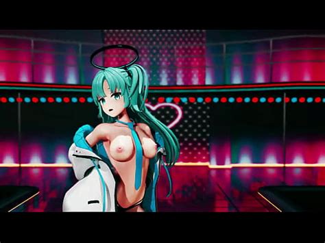Hayase Yuuka Hentai Blue Archive No Bra Dance Queencard MMD 3D Clear Blue Hair CLIP XVIDEOS