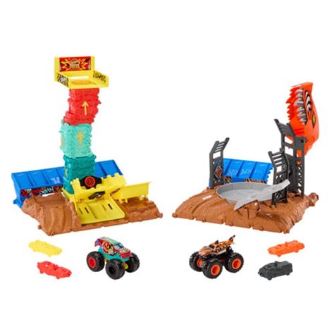 Hot Wheels Monster Trucks Surtido Arena De Demolici N Semi Finales Tottus Per