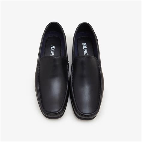 Buy BLACK Men's Elegant Leather Loafers – Ndure.com