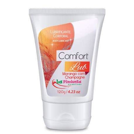 Gel Lubrificante Sabor Morango Champagne Gramas Picantte Sex Shop