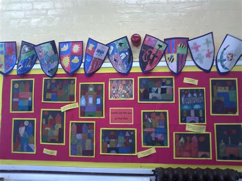 Artwork With Inspiration From Paul Klee Linked To Our Castles Theme Castle Decor Castle Art