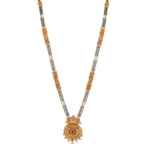 karat gold mangalsutra pendant gold reliance jewels