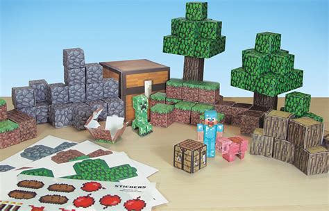 Поделки Майнкрафт из бумаги своими руками – схемы