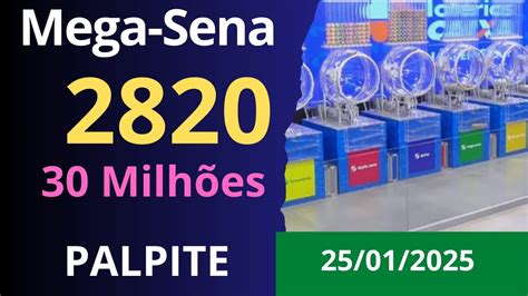 Mega-sena 2820 - Palpites de Números Quentes para o Próximo Sorteio da Mega Sena 2820 ...