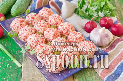 Рафаэлки из крабовых палочек - 8 Ложек.ру