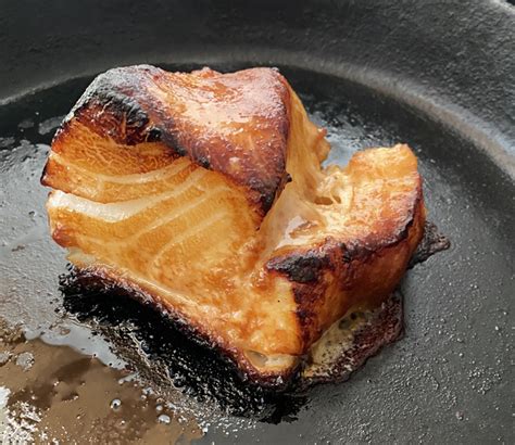 Pan Seared Miso Glazed Sea Bass Recipe Cookooree