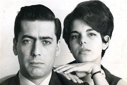 Mario Vargas Llosa With His Wife Julia Urquidi Before Divorce In