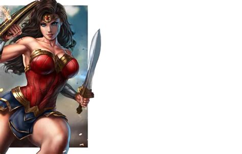 Wallpaper Girl Hot Sexy Wonder Woman Woman Anime Babe Shield For Mobile And Desktop