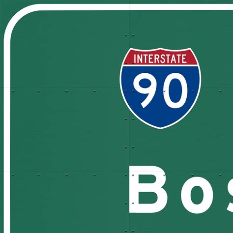 Highway Sign Boston Steel Wall Decor Ma Massachusetts Etsy