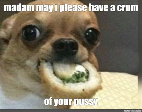 Meme Madam May I Please Have A Crum Of Your Pussy All Templates Meme Arsenal