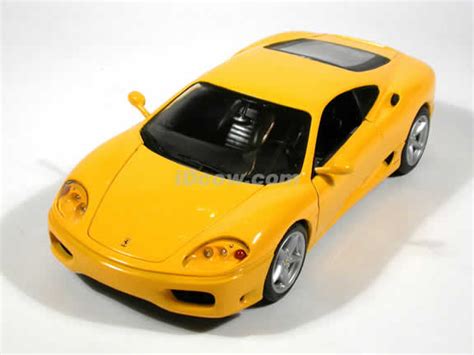 2002 Ferrari 360 Modena Diecast Model Car 118 Die Cast By Hot Wheels