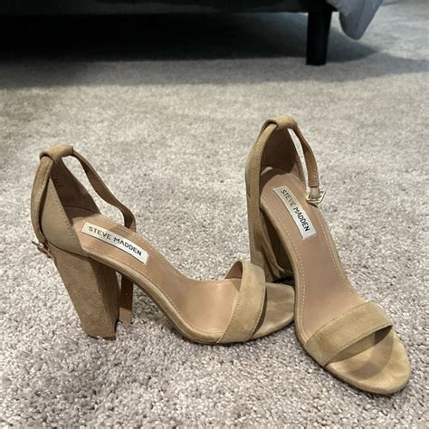 Steve Madden Shoes Nude Colored Steve Madden Carrson Heels Sz 8