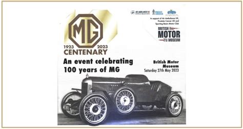 Centenary Events Mg 100