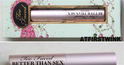 Too Faced Better Than Sex Mascara Deluxe Sample Review