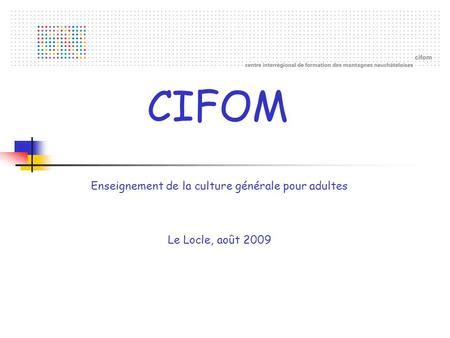 L’Enseignement de la Culture Générale - ppt télécharger