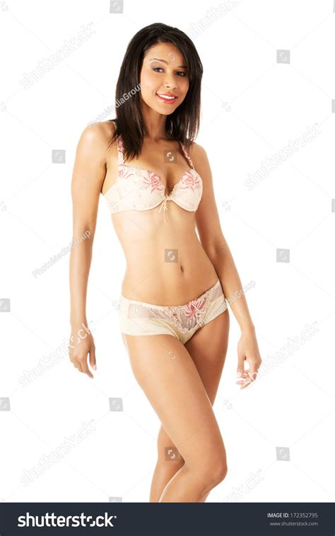 Sexy Lady Lingerie Isolated On White Stock Photo Edit Now