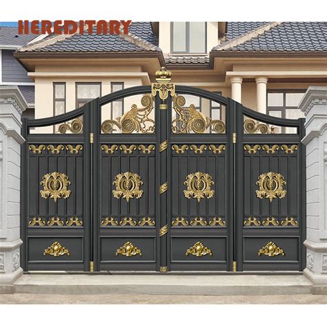 House Gate Designs/main Entrance Gate Design/cast Aluminum Wrought Iron ...